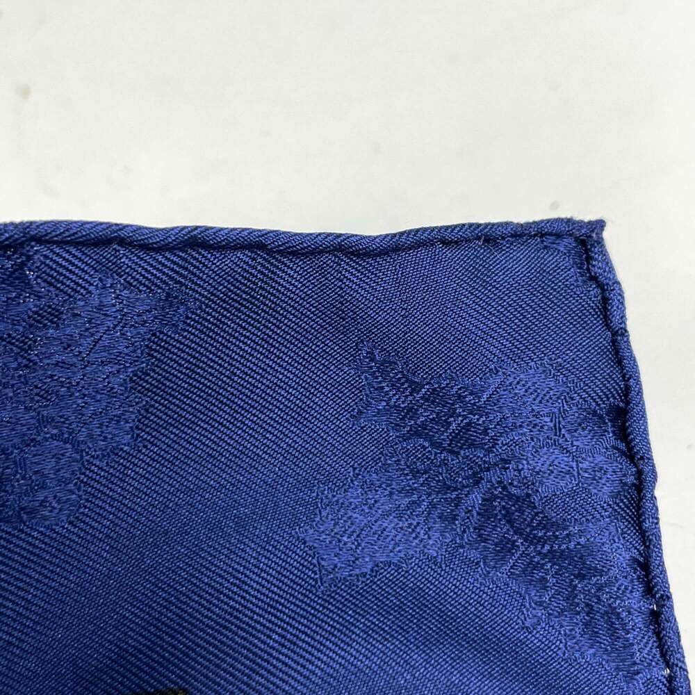 HERMES Authentic Blue Silk Scarf - Picture 3 of 4
